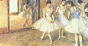 Edgar Degas Dance Greenroom Norge oil painting reproduction
